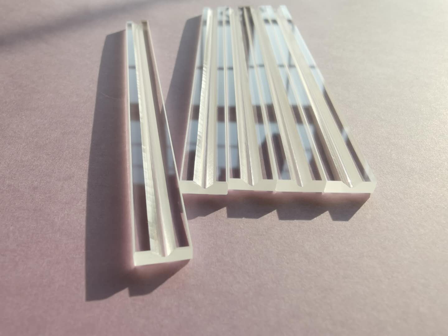 sapphire glass V-type groove